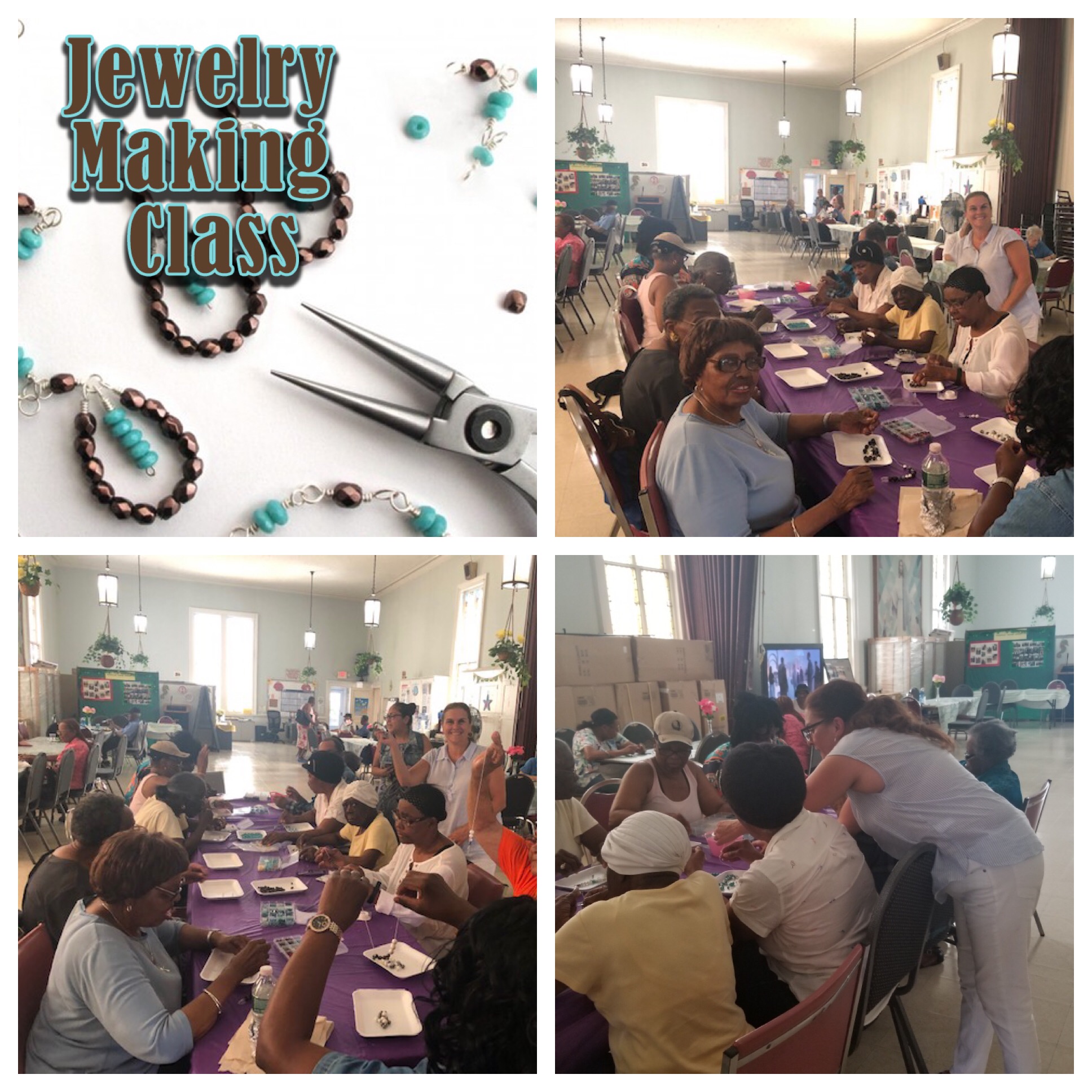 seniors jewelry making